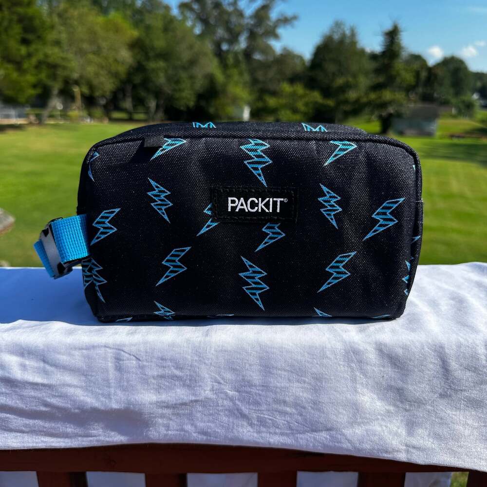 PackIt Freezable Snack Box - Stripe Bolts